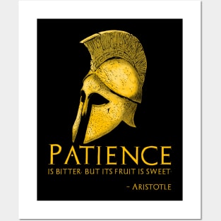 Patience is bitter, but its fruit is sweet. - Aristotle Posters and Art